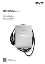 SENEC Wallbox pro s Operating Instructions Manual предпросмотр