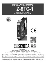 Seneca 85389091 Installation Manual preview