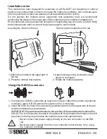 Preview for 3 page of Seneca K109S Installation Manual