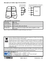 Preview for 8 page of Seneca K109S Installation Manual