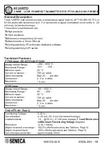 Seneca K120RTD Installation Manual preview