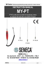 Seneca MY-PT Instruction Manual предпросмотр