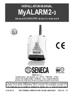 Preview for 1 page of Seneca MyALARM2-3 Installation Manual