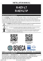 Seneca R-KEY-LT Installation Manual preview