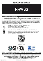 Seneca R-PASS Installation Manual preview