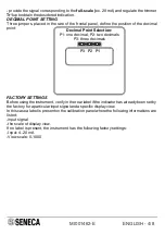 Предварительный просмотр 4 страницы Seneca S201D Manual