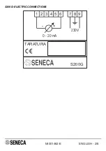 Предварительный просмотр 6 страницы Seneca S201D Manual