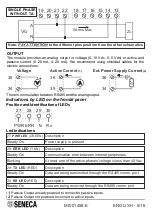 Preview for 5 page of Seneca S203TA Manual