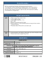 Preview for 2 page of Seneca S315 Installation Manual