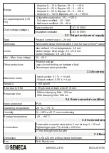 Preview for 3 page of Seneca T201DC100 Installation And User Manual