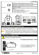 Preview for 4 page of Seneca T201DC100 Installation And User Manual