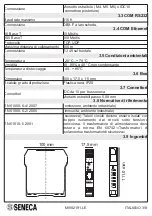 Preview for 3 page of Seneca Z-107E Installation And User Manual