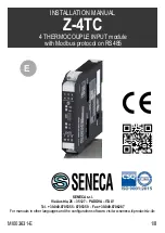 Seneca Z-4TC Installation Manual preview