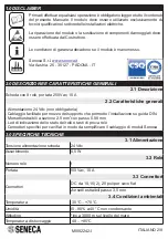 Preview for 2 page of Seneca Z-8R-10A Manual