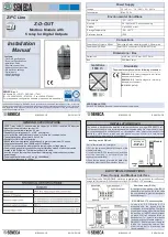 Seneca Z-D-OUT Installation Manual preview