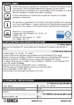 Preview for 10 page of Seneca Z-GW-MB Installation And User Manual