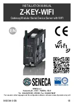 Preview for 1 page of Seneca Z-KEY-WIFI Installation Manual