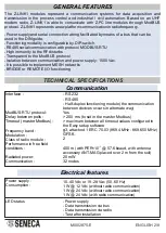 Preview for 2 page of Seneca Z-LINK1 Installation Manual