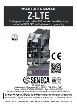 Seneca Z-LTE Installation Manual preview