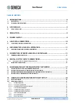 Preview for 3 page of Seneca Z-SG2 User Manual