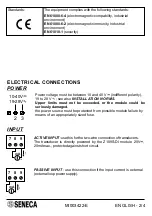 Preview for 2 page of Seneca Z109S-DI Quick Start Manual