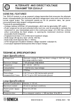 Seneca Z202-LP Manual preview