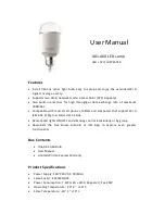 Предварительный просмотр 1 страницы Sengled A01-A60 User Manual