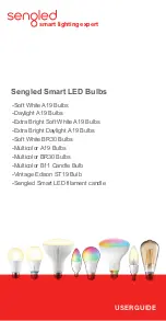 Sengled Soft White A19 Bulbs User Manual предпросмотр