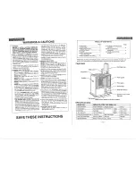 Preview for 2 page of Sengoku CTN-110 Owner'S Manual