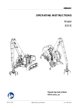 Preview for 1 page of sennebogen 830 E Operating Instructions Manual