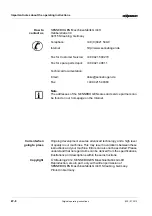 Preview for 8 page of sennebogen 830 E Operating Instructions Manual