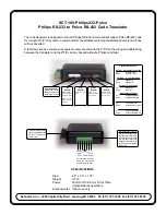 Предварительный просмотр 1 страницы Sennetech SCT-100-Philips232-Pelco User Manual