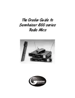 Preview for 1 page of Sennheiser 1000 series Instruction Manual
