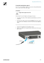 Preview for 42 page of Sennheiser 500 Series Instruction Manual