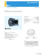 Sennheiser 500198 Specification Sheet предпросмотр