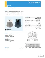 Preview for 1 page of Sennheiser 500647 Specification Sheet