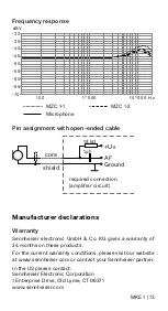 Preview for 6 page of Sennheiser 502046 Instruction Manual