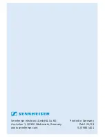 Preview for 28 page of Sennheiser 502399 Instruction Manual