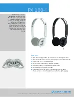 Предварительный просмотр 1 страницы Sennheiser 502816 Specification Sheet