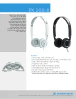 Sennheiser 502817 Specification Sheet preview