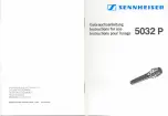 Предварительный просмотр 1 страницы Sennheiser 5032 P Instructions For Use Manual