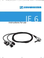 Предварительный просмотр 1 страницы Sennheiser 518 Instructions For Use Manual