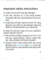 Предварительный просмотр 3 страницы Sennheiser 518 Instructions For Use Manual