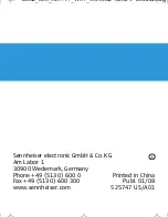 Preview for 12 page of Sennheiser 518 Instructions For Use Manual