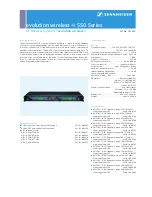 Sennheiser 550 - Datasheet preview