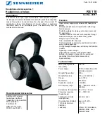 Предварительный просмотр 1 страницы Sennheiser 9917 Specifications