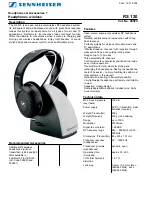 Preview for 1 page of Sennheiser 9920 Specifications