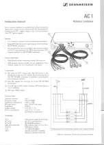 Preview for 2 page of Sennheiser AC 1 Instruction Manual