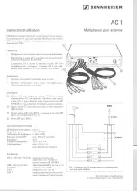 Preview for 3 page of Sennheiser AC 1 Instruction Manual