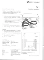 Preview for 5 page of Sennheiser AC 1 Instruction Manual
